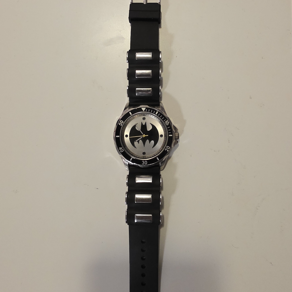 Batman Black and Silver Heroic Watch
